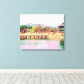 Kyoto-Landschaftsposter Japan Leinwanddruck (Insitu (Holzboden))