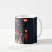 Kyoto Night Lantern Walk Mug Kaffeetasse (VorderseiteRechts)