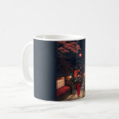 Kyoto Night Lantern Walk Mug Kaffeetasse (Vorderseite Links)