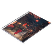 Kyoto Night Lanterns Notebook Notizblock (Linke Seite)