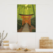 Kyoto Reiseplakat Japan Poster (Küche)