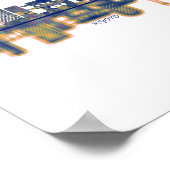 Kyoto Skyline Poster (Ecke)