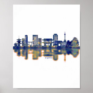 Kyoto Skyline Poster