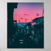 Kyoto Sunset Poster (Vorne)