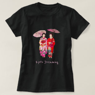 Kyōto träumt ein japanischer niedlicher Geisha Kim T-Shirt
