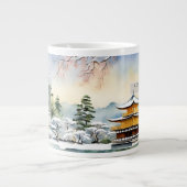 Kyōto Winterfarbe Kunst - Tasse (Vorderseite)