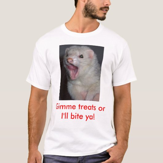 Kyra das Frettchen T-Shirt (Vorderseite)