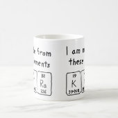 Kyra Namen-Tasse periodischer Tabelle Kaffeetasse (Mittel)