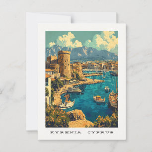 Kyrenia Cyprus Travel Postcard Postkarte