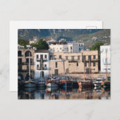 Kyrenia Old Harbour Northern Cyprus Postkarte (Vorne/Hinten)