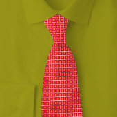 Kyrgyzstan Flag Brick Pattern Krawatte