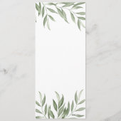 Kyriakos Menu Menükarte (Rückseite)