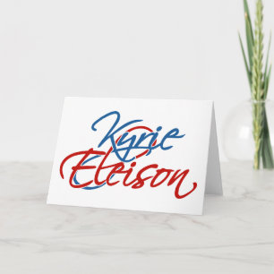 Kyrie Eleison Dankeskarte