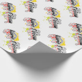 Kyrie Eleison Religious Phrase Stylized Text Geschenkpapier (Ecke)