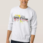 Kyrie Eleison Religious Phrase Stylized Text Sweatshirt (Vorderseite)