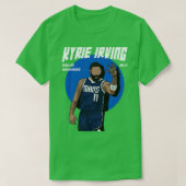 Kyrie Irving Comic Style Art Thirt T-Shirt (Design vorne)