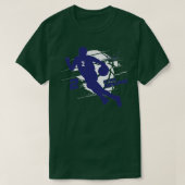 Kyrie Irving Dallas Silhouette TShirt (Design vorne)