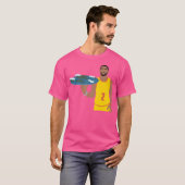 Kyrie Irving Flat Earth T-Shirt (Vorne ganz)