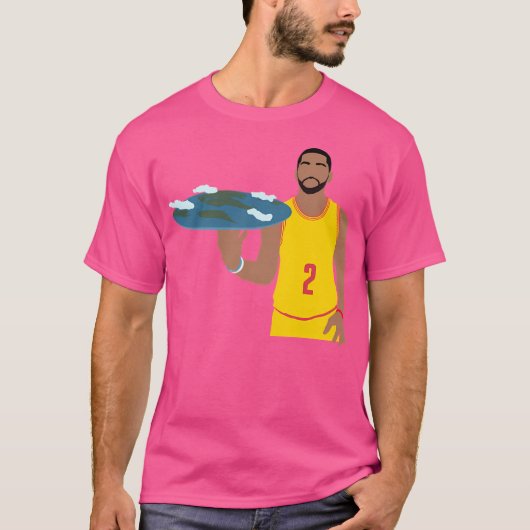 Kyrie Irving Flat Earth T-Shirt (Vorderseite)