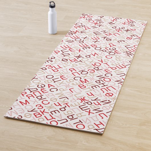 kyrillisch yogamatte (Beispiel)