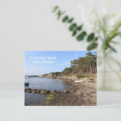 Kyrkviken Beach, Reso, Schweden Postkarte (Stehend Vorderseite)