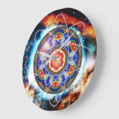 Kyron Orbz Große Wanduhr (Winkel)