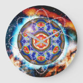 Kyron Orbz Große Wanduhr (Vorderseite)