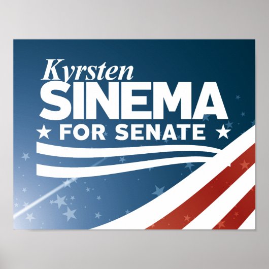 Kyrsten Sinema 2018 Poster (Vorne)