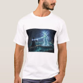 Kyrzon vs Shadow – Dunkle Fantasy-Duell T-Shirt (Vorderseite)
