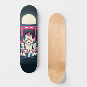 Kyubi Kitsune - Japanischer Fox Yokai Skateboard