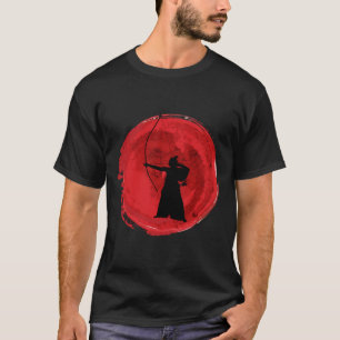 Kyudo Japan Budo Bogenschießen Samurai Ryu T-Shirt