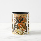 Kyusempo Sakucho Black Stallion Kuniyoshi Fine Art Tasse (Zentrum)