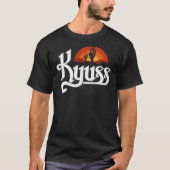 Kyuss Logo schwarzer klassischer T - Shirt (Vorderseite)