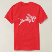 L046 Zebra Pleco T-Shirt (Design vorne)