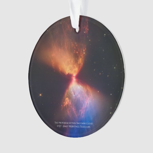 L1527 und Protostar - James Webb Space Telescope Ornament (Vorderseite)