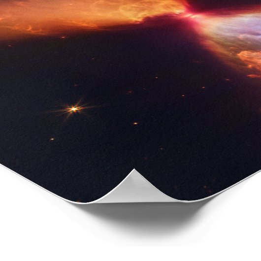 L1527 und Protostar - James Webb Space Telescope Poster (Ecke)