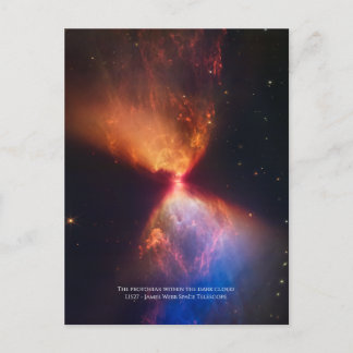 L1527 und Protostar - James Webb Space Telescope Postkarte