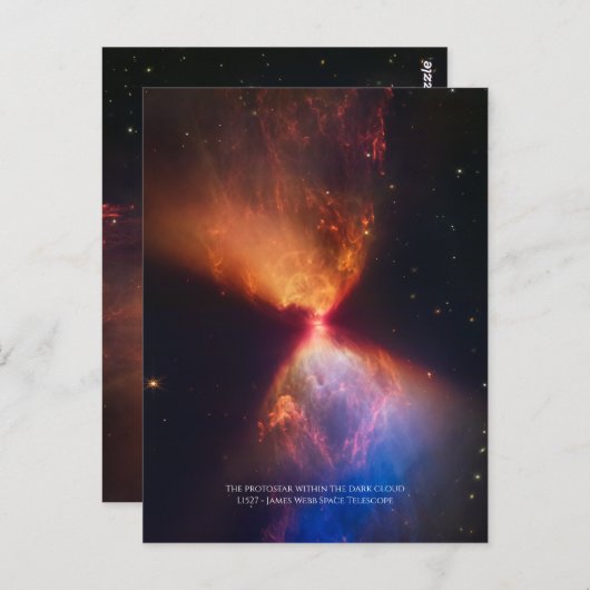 L1527 und Protostar - James Webb Space Telescope Postkarte (Vorne/Hinten)