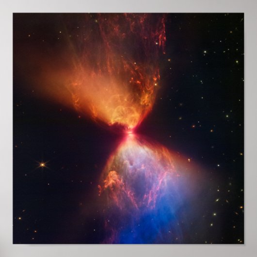 L1527 und Protostar James Webb Telescope Poster (Vorne)