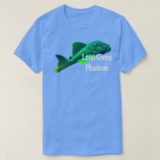 L200 Green Phantom Pleco T-Shirt (Design vorne)