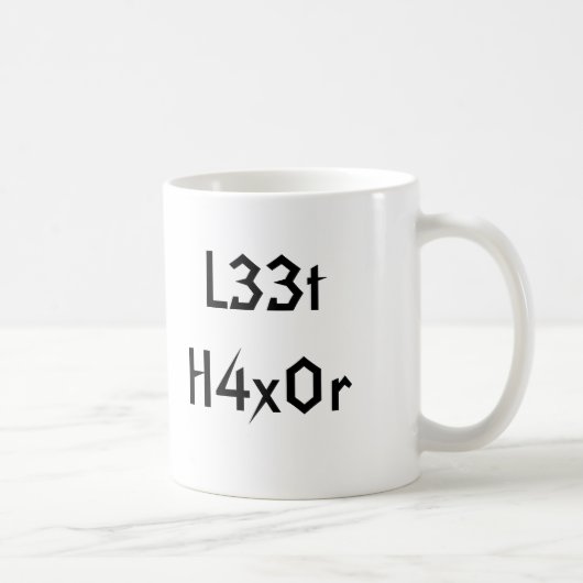 L33t H4x0r, L33t H4x0r Kaffeetasse (Rechts)