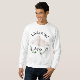 L3ebna bel Alpes Funny Football Sweatshirt