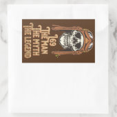 L69 DER MANN DER MYTH DER LEGEND RECHTECKIGER AUFKLEBER (Tasche)