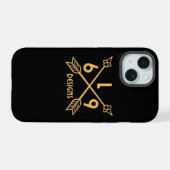 L69-DESIGNS-ARROWS iPhone 15 HÜLLE (Rückseite (Horizontal))