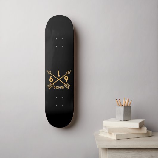 L69-DESIGNS-ARROWS SKATEBOARD (Wandkunst)