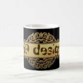 L69 DESIGNS GOLD BANNER KAFFEETASSE (Mittel)