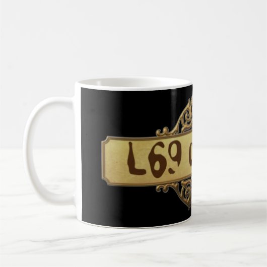 L69 DESIGNS GOLD BANNER KAFFEETASSE (Links)
