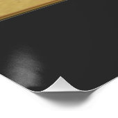 L69 DESIGNS GOLD BANNER POSTER (Ecke)