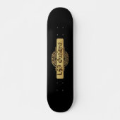 L69 DESIGNS GOLD BANNER SKATEBOARD (Vorne)