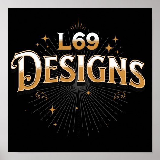L69 DESIGNS-Logo Poster (Vorne)